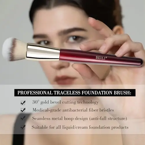 BEILI Set pennelli make-up Beige 3146856 miniatura 3