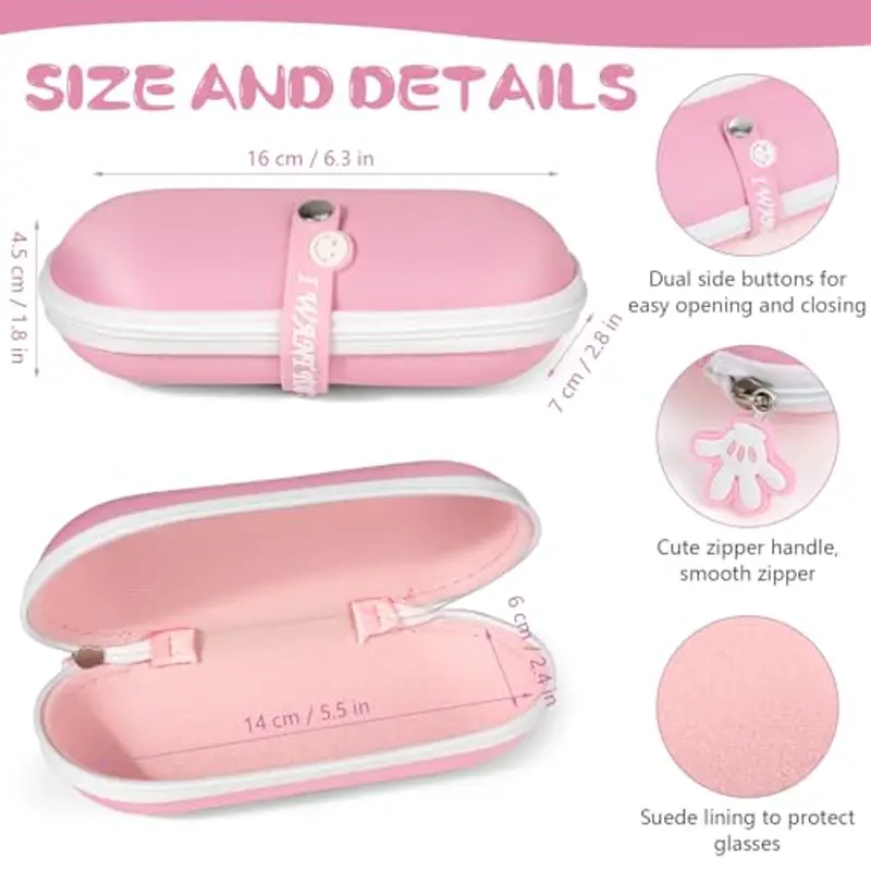 Beipegin Occhiali da Sole Bambino Bambina, Protezione UV400 Polarizzata Telaio Flessibile Occhiali da Sole con Cinturino Custodia per Ragazza Ragazzo Bambine - 3 a 10 anni miniatura 3