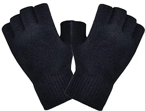 BEIRCOIN Guanti Uomo Nero 3503889