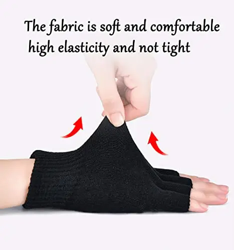 BEIRCOIN Guanti Donna Nero 3503889 miniatura 2