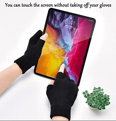 BEIRCOIN Guanti Donna Nero 3503889 miniatura 3