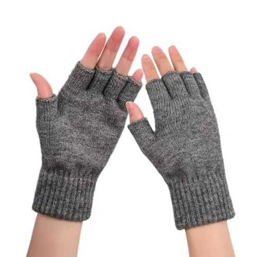 BEIRCOIN Guanti Uomo Grigio 3503909 miniatura 2