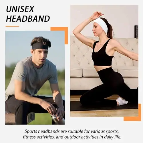 BELEVO Fasce per capelli Uomo Bianco 3038794 miniatura 2