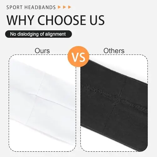 BELEVO Fasce per capelli Uomo Bianco 3038794 miniatura 3