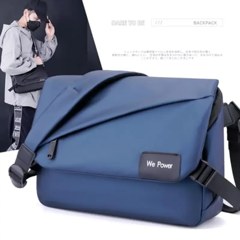 Belijoeuri Borsa a spalla Uomo Blu 2165574 miniatura 3
