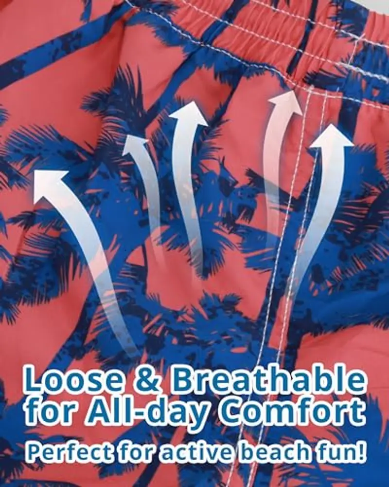 BeLikeFish Costume da Bagno per Ragazzi 5-14 Anni | Asciugatura Rapida, Vita Regolabile, Stile Estivo miniatura 3