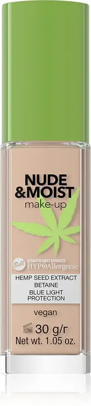 Hypoallergenic fondotinta leggero colore 04 Natural Tan 30 g