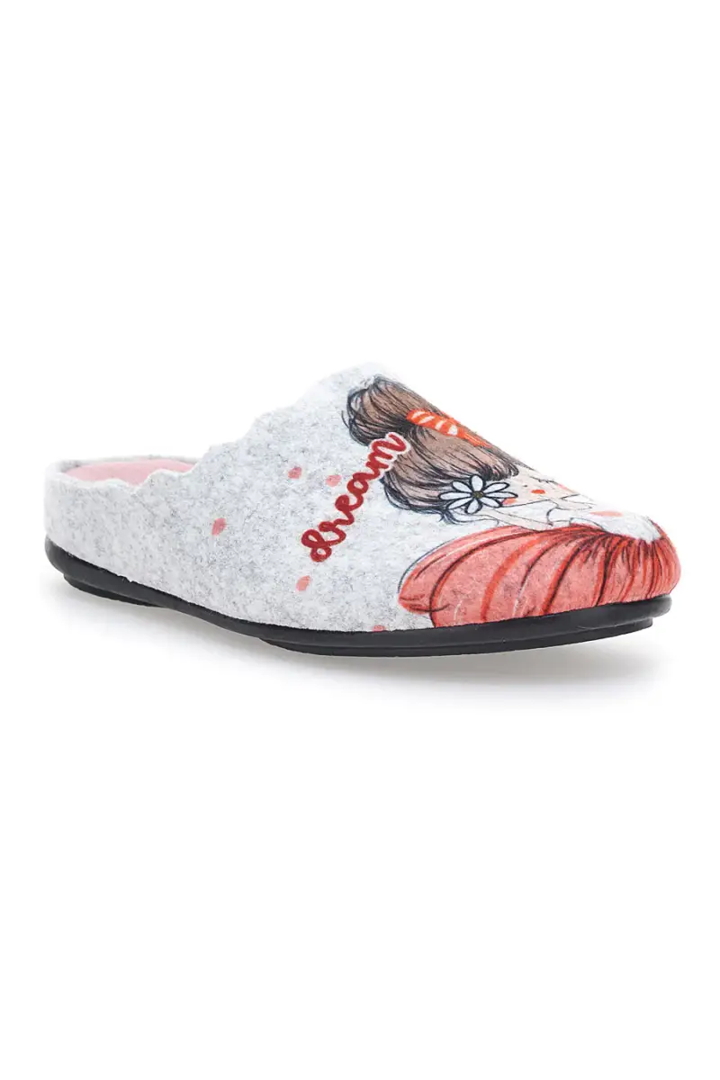 Pantofole Bella & Carina 5552508 Grigie [GRIGIO] miniatura 2