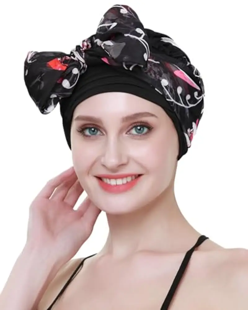 Bella Estate Turbante per pazienti oncologici chemio Cappello Berretti Yellow Floral miniatura 2