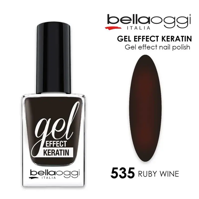 Gel effect keratin smalto effetto gel con cheratina 535