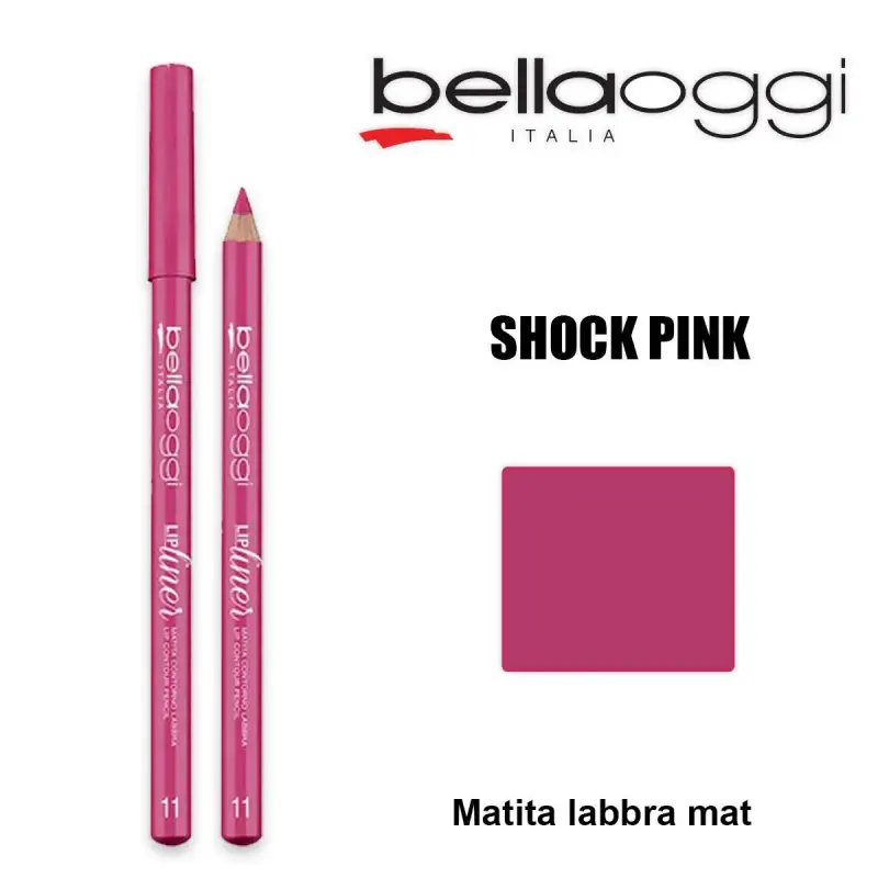 Lip liner matita labbra effetto matte shock pink