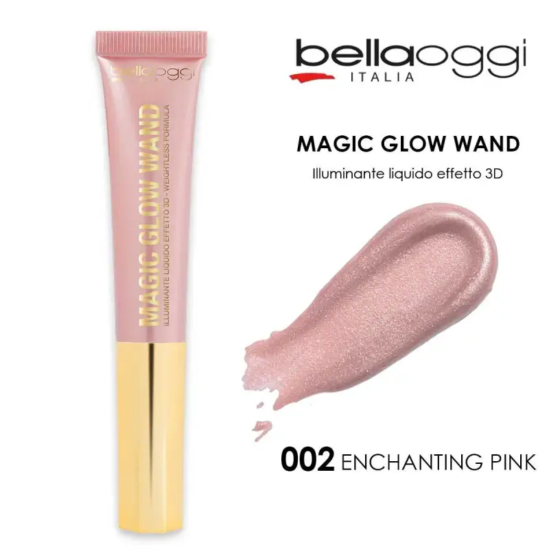 magic glow wand illuminante fluido enchanting pink 002