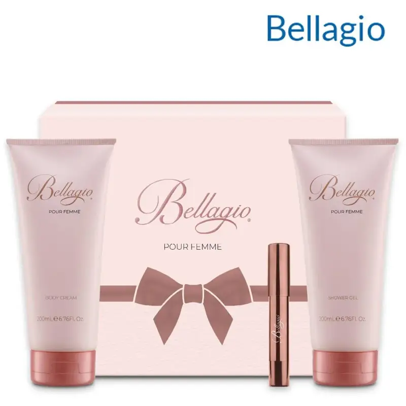 set regalo gel doccia 200 ml + lozione corpo 200 ml+ penna profumo solido
