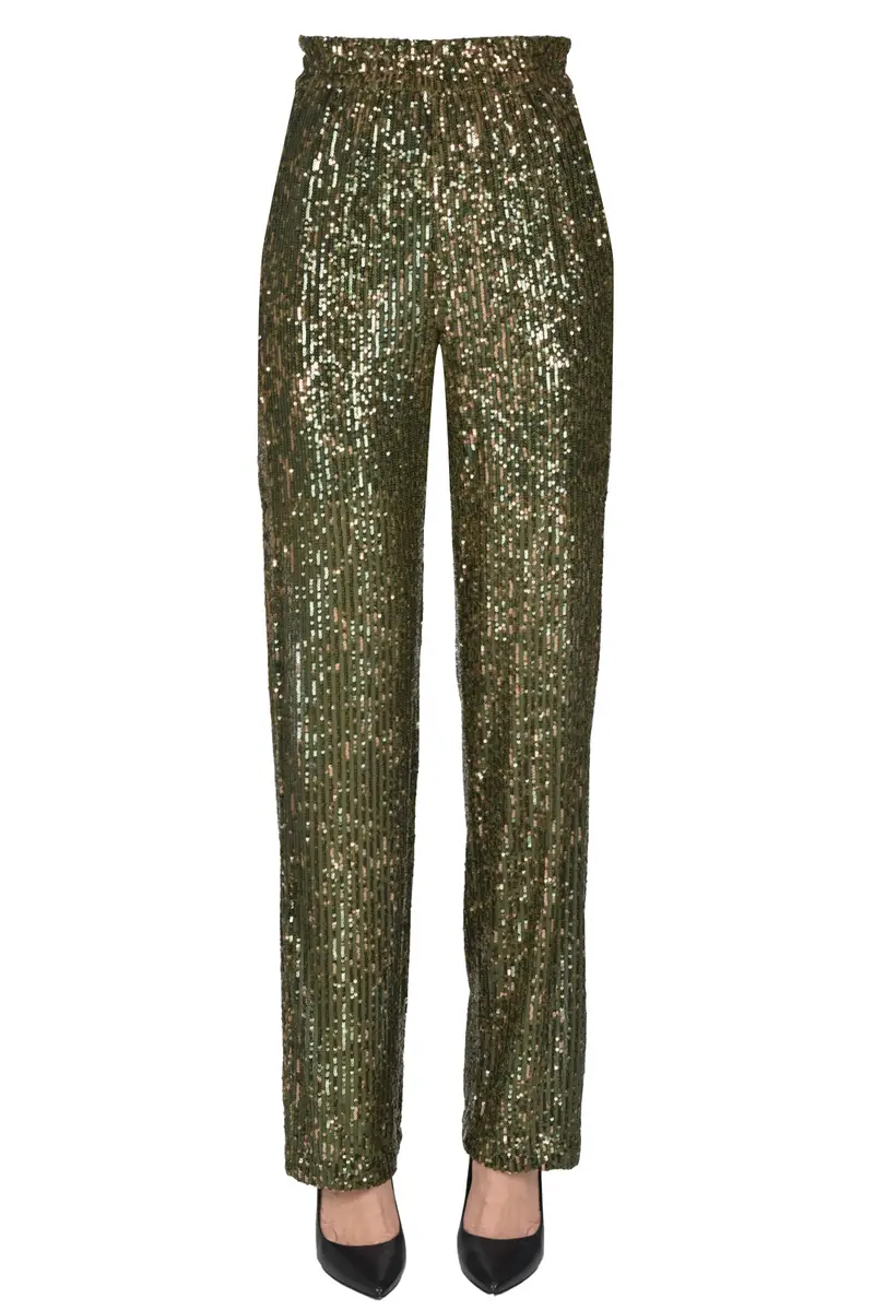 Pantaloni con paillettes