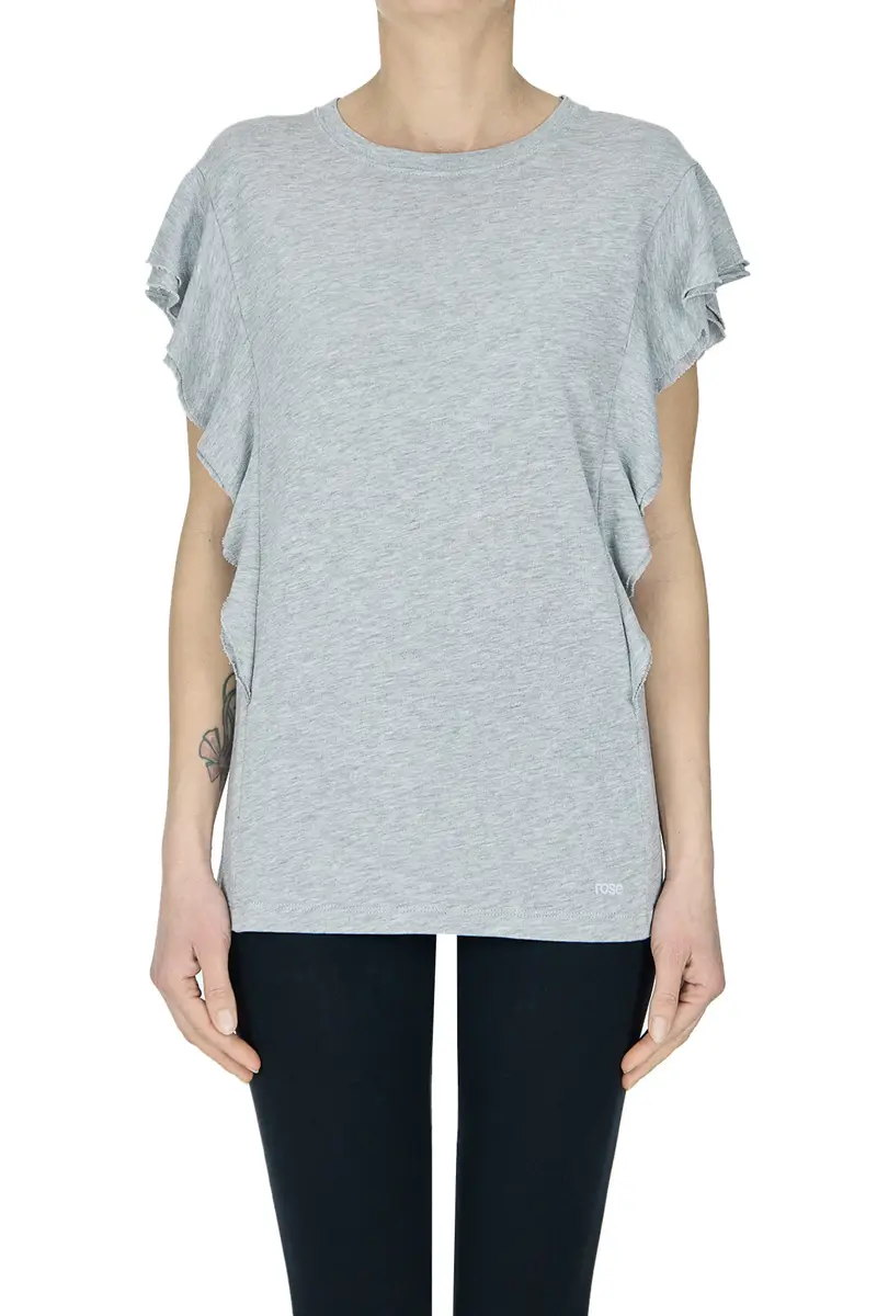 T-shirt melange Grigio Chiaro