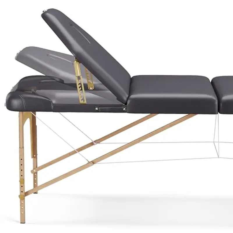 Beltom® LETTINO PER MASSAGGIO PORTATILE 3 ZONE NUOVO MODELLO - DIMENSIONE XL 195 X 70 CM - PANNELLO REIKI - ANGOLI miniatura 3