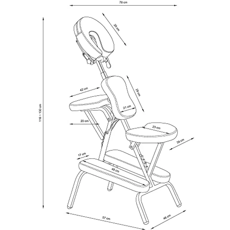Beltom® PANCA SEDIA TATUAGGI TATTOO FISIOTERAPIA DA E PER MASSAGGIO POLTRONA LETTINO MASSAGGI NUOVA FISIOTERAPISTA miniatura 2
