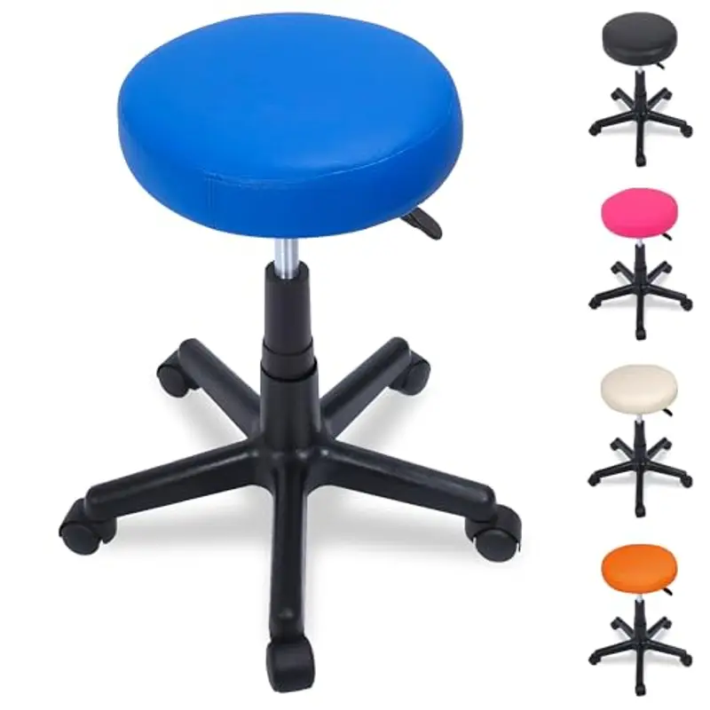 Beltom® Sgabello SGABELLI Pedicure Manicure Massaggio per CASA Salotto Studio Estetista Massaggi Tatuaggi Tattoo Fisioterapia FISIOTERAPISTA - Blu