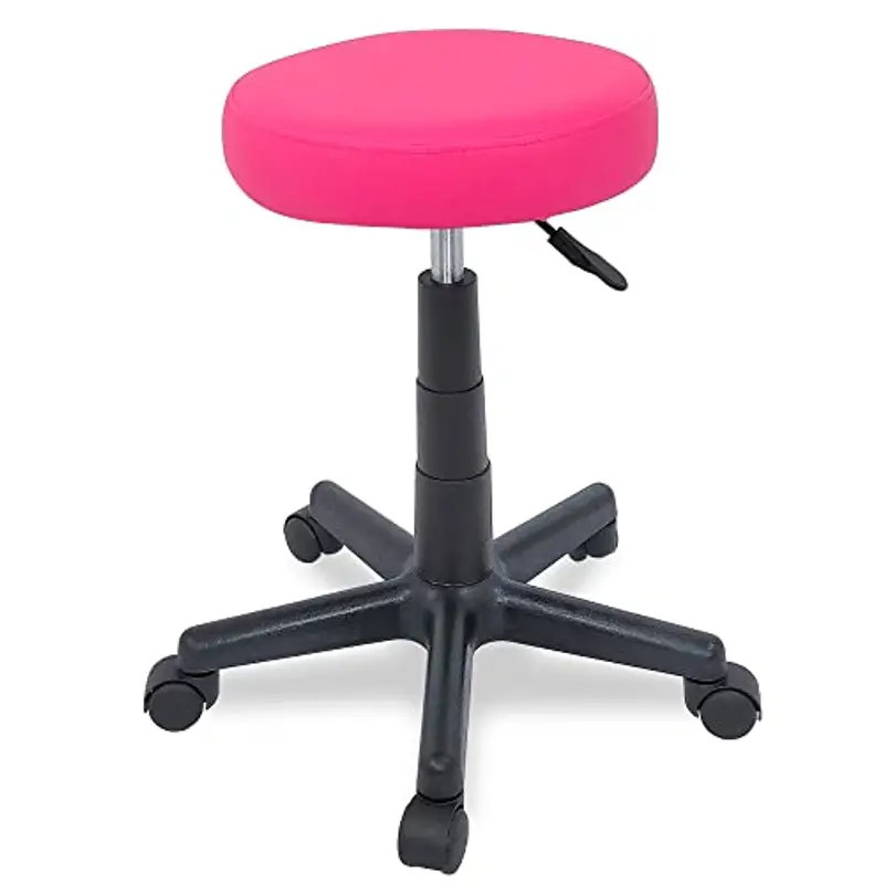 Beltom® Sgabello SGABELLI Pedicure Manicure Massaggio per CASA Salotto Studio Estetista Massaggi Tatuaggi Tattoo Fisioterapia FISIOTERAPISTA - Rosa miniatura 3