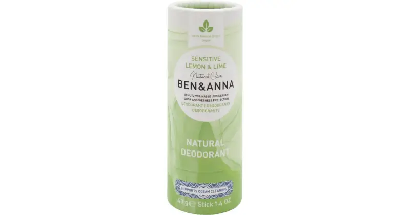 BEN&ANNA Sensitive Limone e lime deodorante solido 40 g