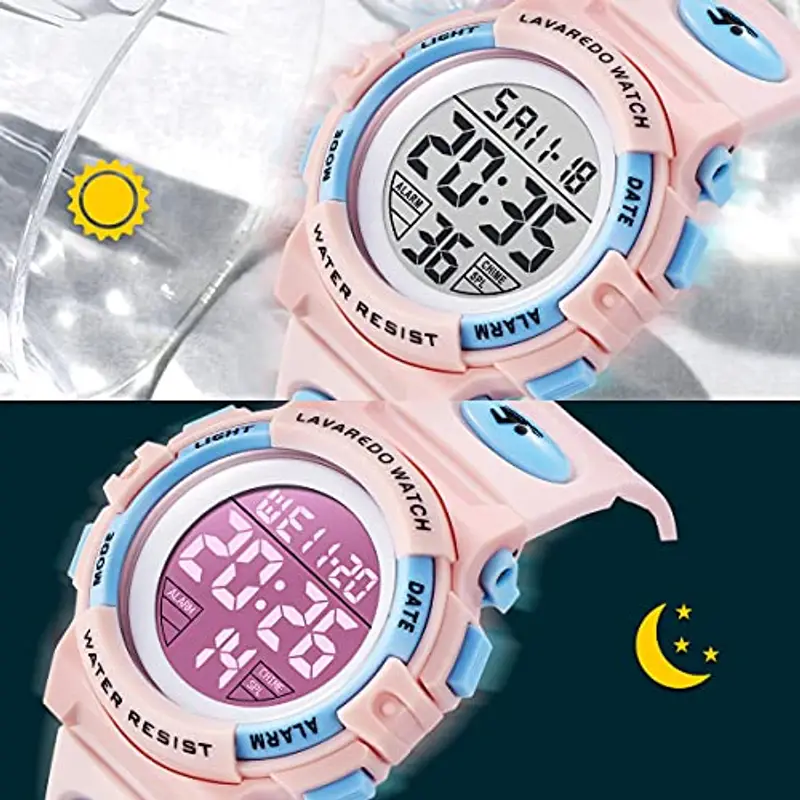 BEN NEVIS Orologio da Polso Orologi Sport per Bambini Digitale Multifunzione Impermeabile LED Luce Allarme Calendario miniatura 3