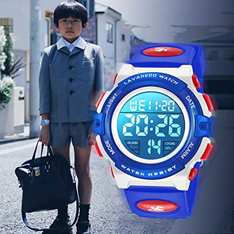 BEN NEVIS Orologio da Polso Orologi Sport per Bambini Digitale Multifunzione Impermeabile LED Luce Allarme Calendario miniatura 2