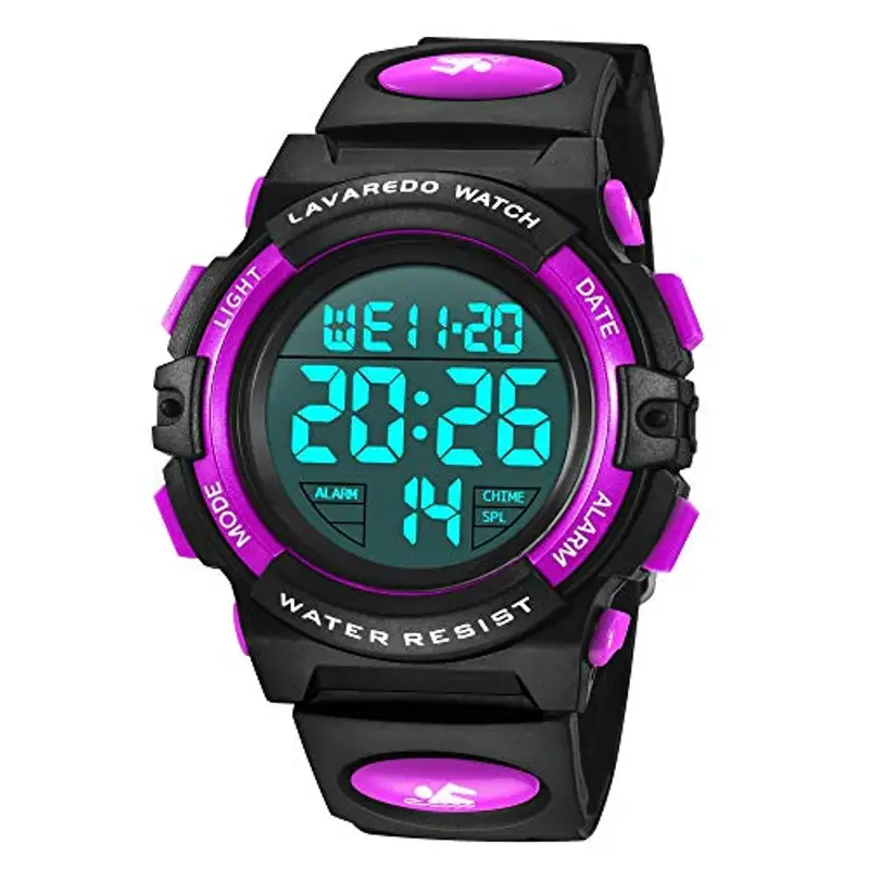 BEN NEVIS Orologio da Polso Orologi Sport per Bambini Digitale Multifunzione Impermeabile LED Luce Allarme Calendario Data con Cinturino in Silicone Blu