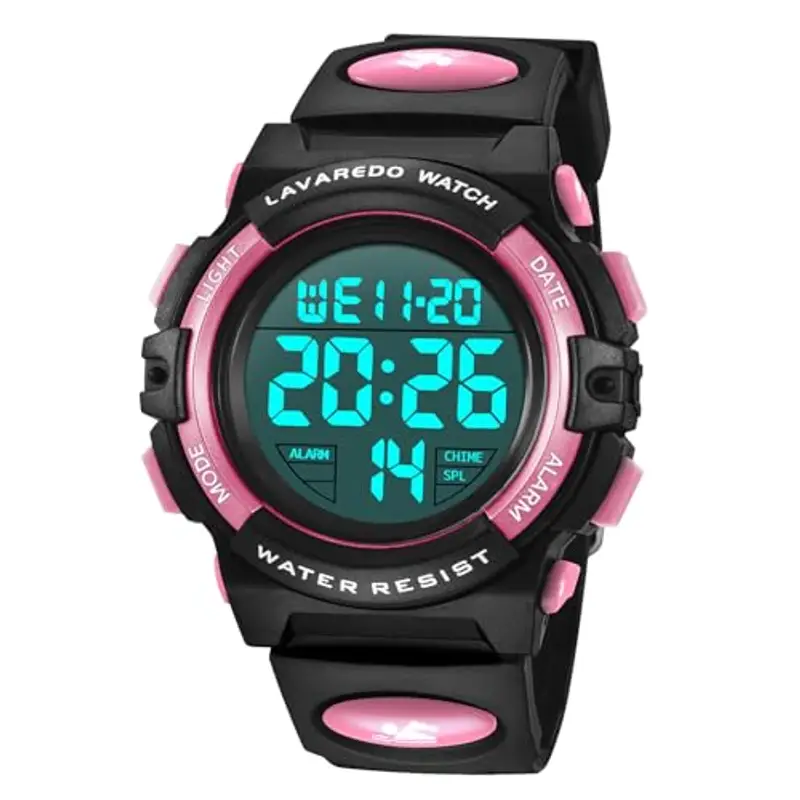 BEN NEVIS Orologio da Polso Orologi Sport per Bambini Digitale Multifunzione Impermeabile LED Luce Allarme Calendario Data con Cinturino in Silicone Blu