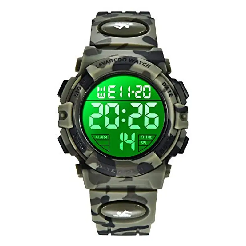 BEN NEVIS Orologio da Polso Orologi Sport per Bambini Digitale Multifunzione Impermeabile LED Luce Allarme Calendario Data con Cinturino in Silicone Blu
