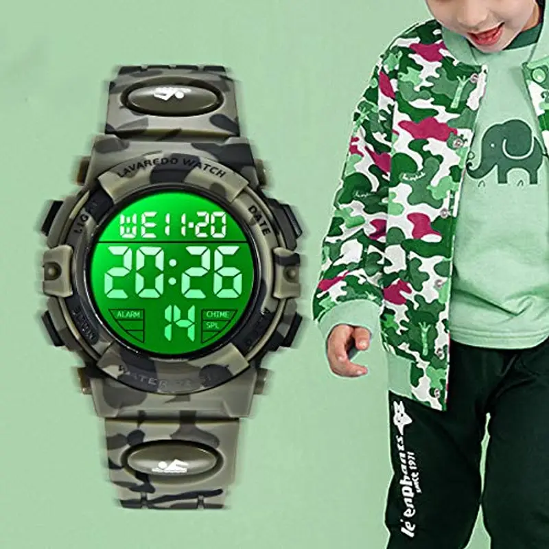 BEN NEVIS Orologio da Polso Orologi Sport per Bambini Digitale Multifunzione Impermeabile LED Luce Allarme Calendario Data con Cinturino in Silicone Blu miniatura 2