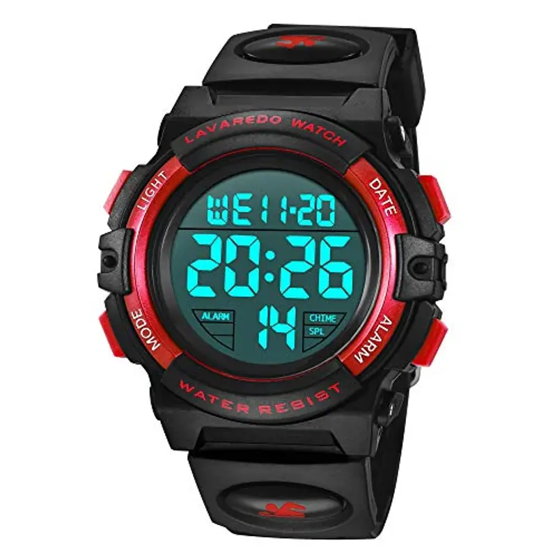 BEN NEVIS Orologio da Polso Orologi Sport per Bambini Digitale Multifunzione Impermeabile LED Luce Allarme Calendario Data con Cinturino in Silicone Blu