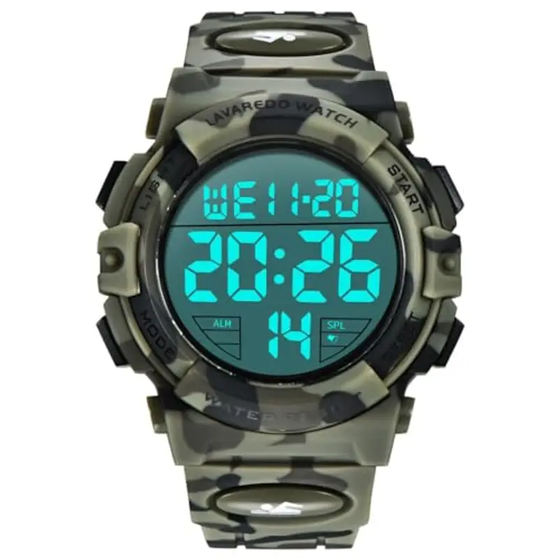 BEN NEVIS Orologio Digitale da Uomo Orologio Sportivo Militare 5ATM Impermeabile Cronografo Militare Orologio da Polso per Uomo