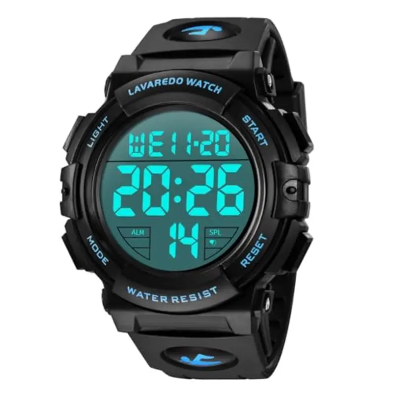 BEN NEVIS Orologio Digitale da Uomo Orologio Sportivo Militare 5ATM Impermeabile Cronografo Militare Orologio da Polso per Uomo con Retroilluminazione a LED Sveglia Data/Antiurto