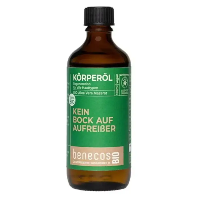 benecosBIO Olio Corpo al Macerato di Aloe Vera Bio 100 ml