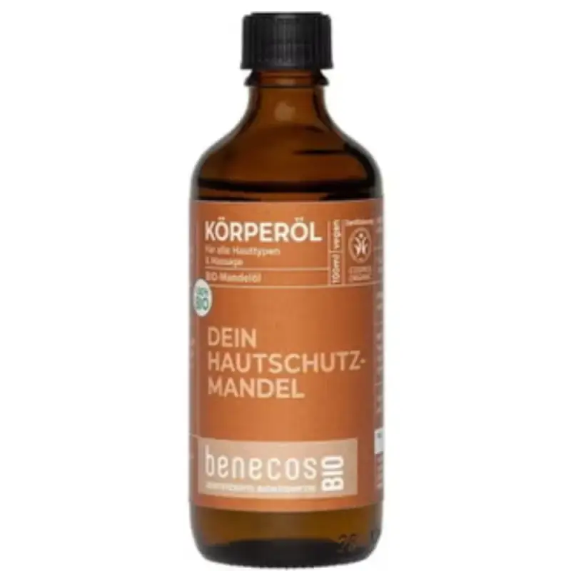 benecosBIO Olio Corpo alla Mandorla Bio, 100 ml
