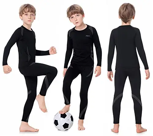 BENNALD Biancheria Intima Termica Bambino Biancheria Funzionale Uomo con Funzione Quick Dry miniatura 2