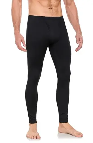 BENNIES Pantaloni Termici Uomo Pantalone Sportivi Intimo Termico Calzamaglia Abbigliamento Invernali Sottopantaloni miniatura 2