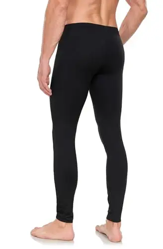 BENNIES Pantaloni Termici Uomo Pantalone Sportivi Intimo Termico Calzamaglia Abbigliamento Invernali Sottopantaloni miniatura 3
