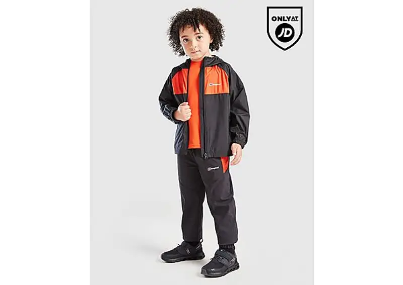 Berghaus Windshell Tracksuit Children, Nero