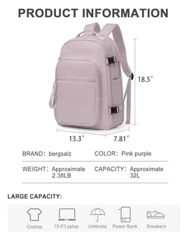 Bergsalz Zaino da viaggio Uomo Viola 2101695 miniatura 2