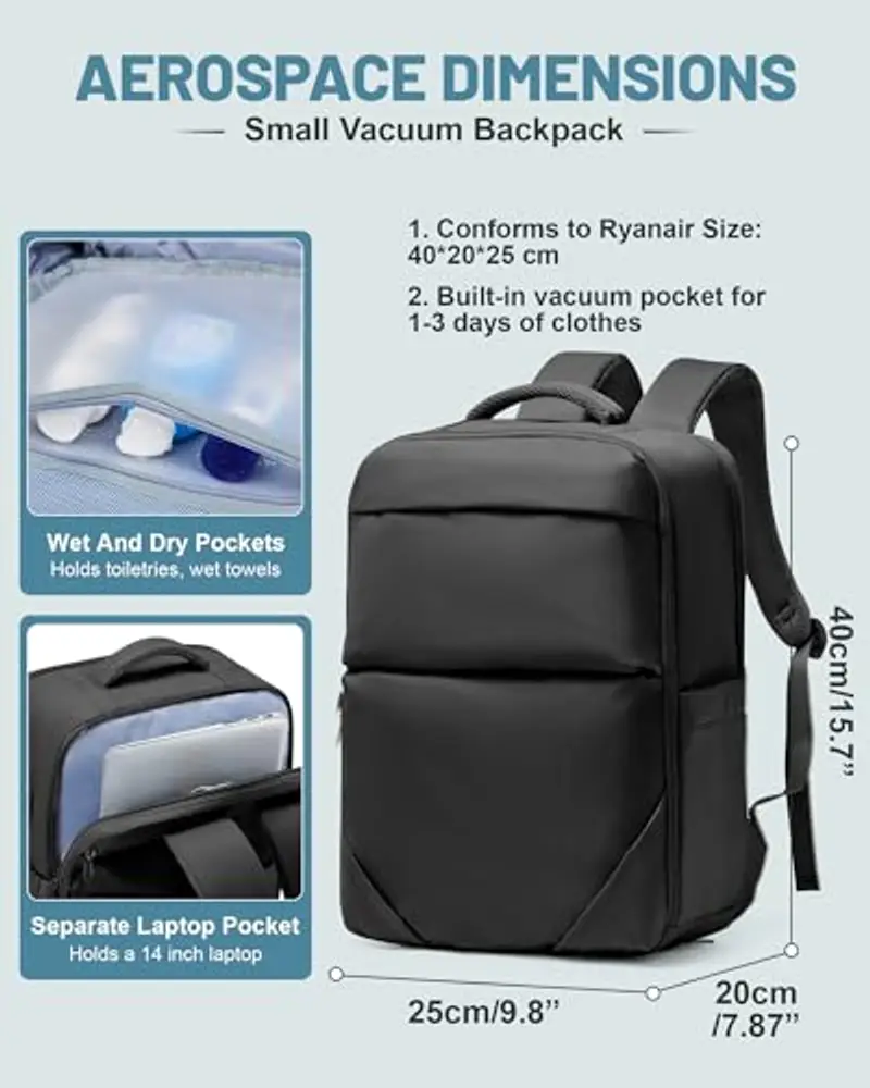 Bergsalz Zaino da viaggio Uomo Nero 1215276 miniatura 2