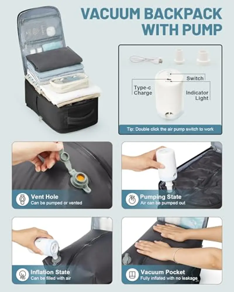 Bergsalz Zaino da viaggio Uomo Nero 1215276 miniatura 3