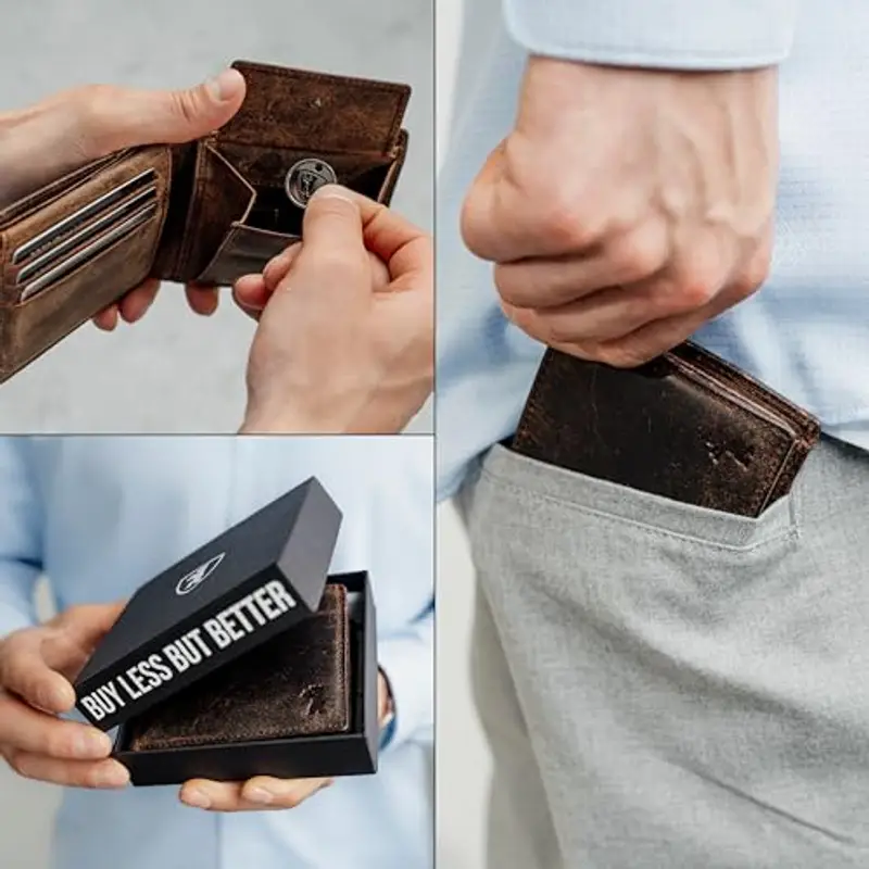 Berliner Bags Portamonete Uomo Marrone 2100552 miniatura 3