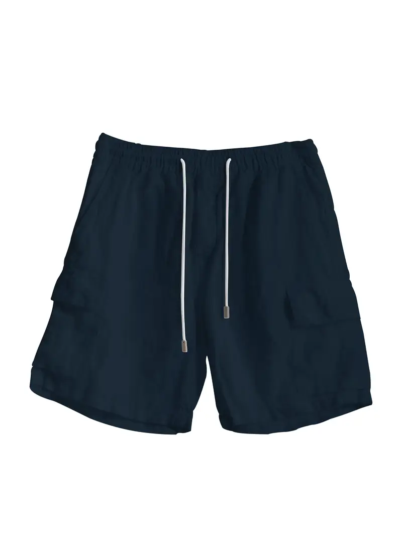 BERMUDA MISTO LINO KEVIN | Colore: Blu Navy | Taglia: L