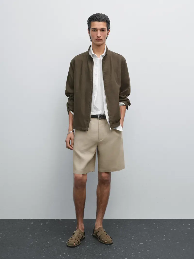 Massimo Dutti Bermuda Beige 2011244