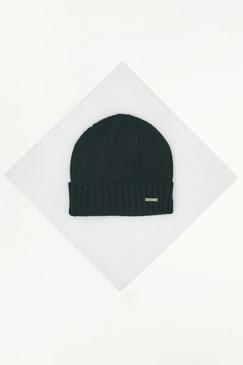 Berretto a Coste Blu Gianmarco Venturi 73182 da Uomo