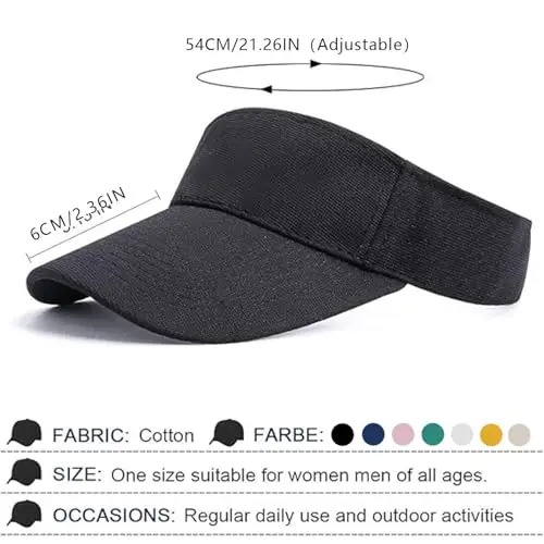 Berretto con visiera per bambini, protezione UV, per bambini 4-10 anni, UPF 50+, cappello estivo, da golf, da tennis miniatura 3