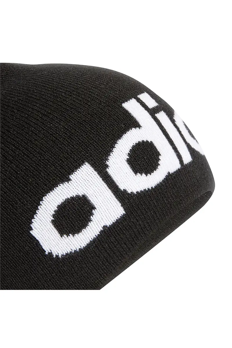 Berretto nero con logo bianco ADIDAS BERRETTO DAILY miniatura 2