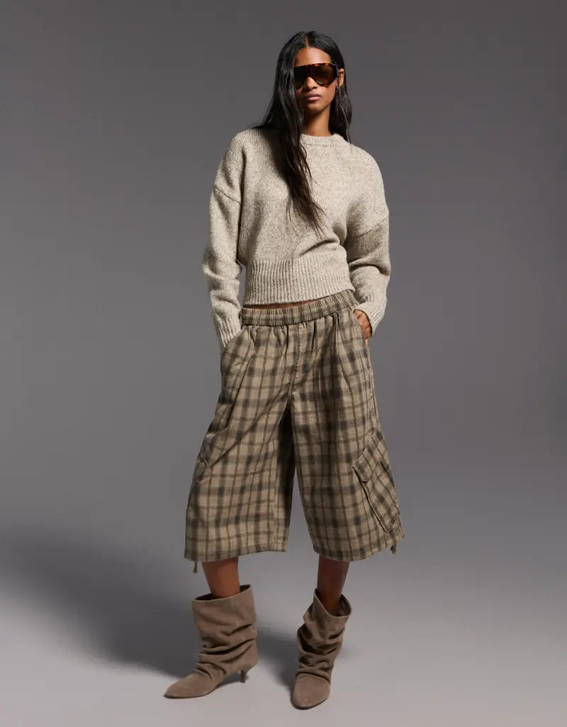 Bershka Bermuda Donna Grigio 4206288