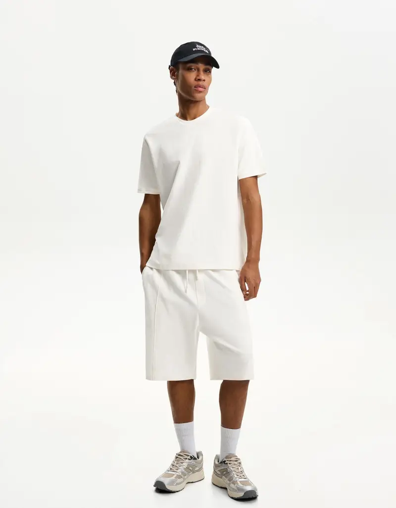 Bershka Bermuda Uomo Bianco 2012218